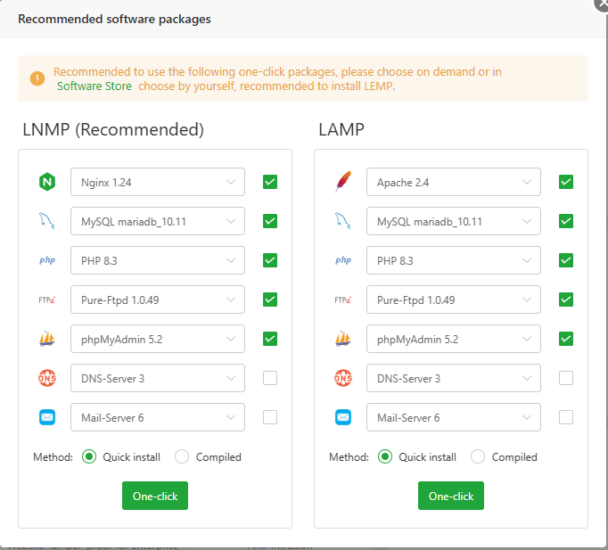 aaPanel là gì? Hướng dẫn cài đặt aaPanel cho VPS 6 aaPanel