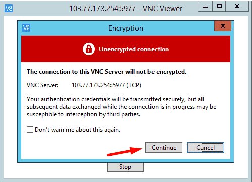 Hướng dẫn cách VNC VPS bằng phần mền VNC Viewer 4 VNC 3.comp