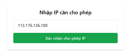 Hướng dẫn cho phép IP sử dụng Proxy và các tính năng khác trên website tại VPSTTT 3 proxy